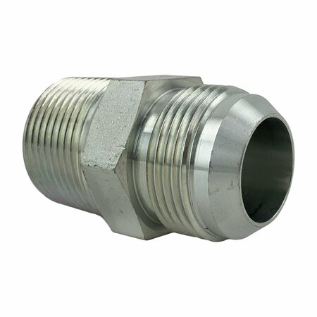 Eaton Fitting, Male Connector Stainless No. 5217X, Jic 37 Deg-Flare-Twin, 1 Tube Od C5205X16